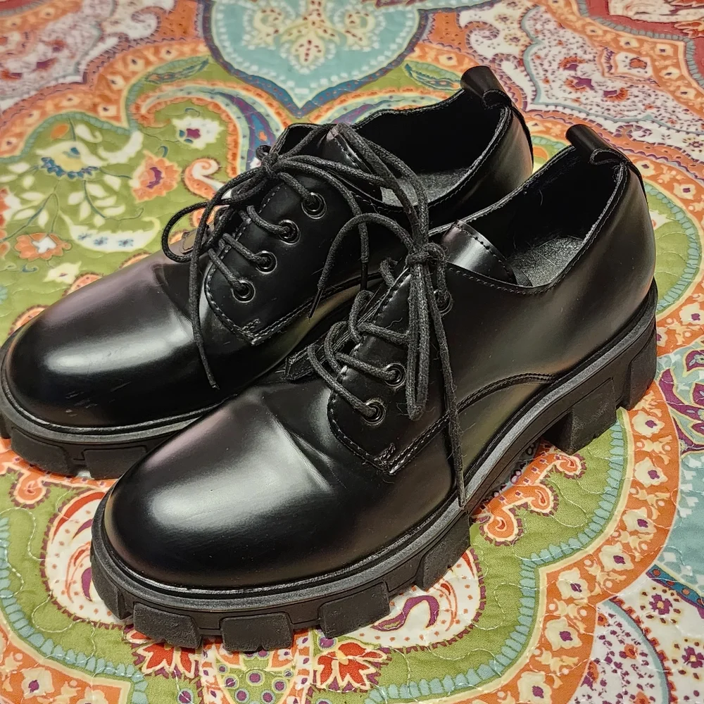 90s Y2K Vintage Madden Girl G-TRIX Platform Oxford Style